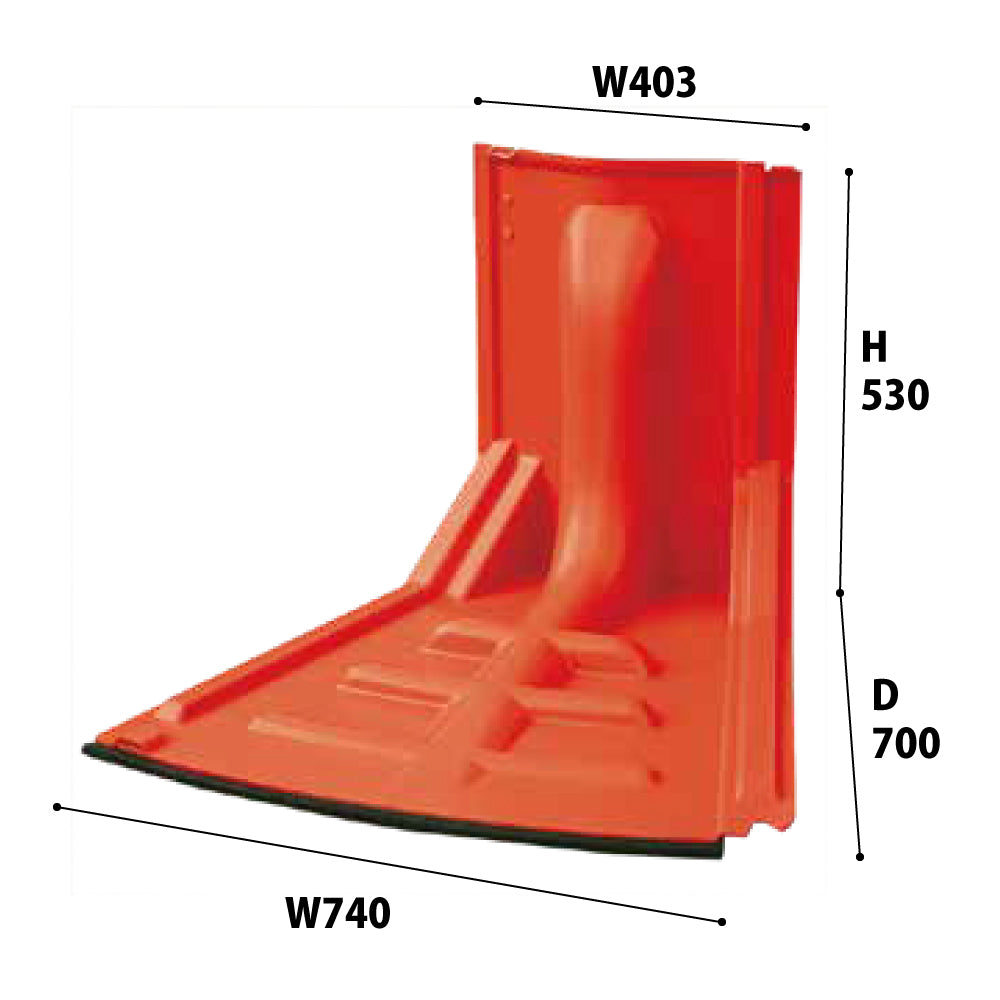 フロードガード FW50（外湾曲板） ❘ 簡易型止水板 ❘ フジ鋼業 – イブニーズ.com- 建築金物（ドア・窓・サッシ金物）の販売・専門店 -