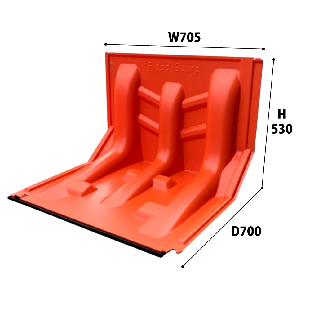 フジ鋼業 簡易型止水板 フロードガード FZ50（平面止水板）