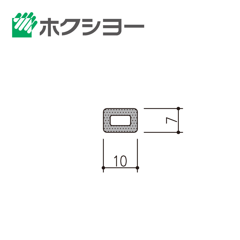 ホクシヨー エアタイトゴム PS-17 【オーダーカット・切り売り】