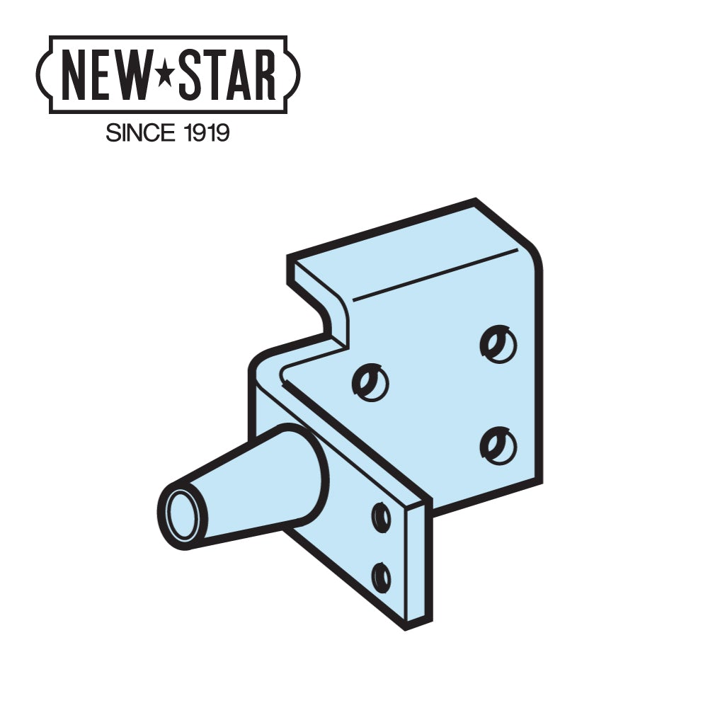 NEWSTAR（ニュースター） 引戸クローザー 5型（フロント枠用）用部品 戸当たり金具