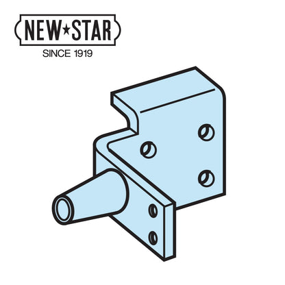 NEWSTAR（ニュースター） 引戸クローザー 6型（浴室用・フロント枠用）用部品 戸当たり金具