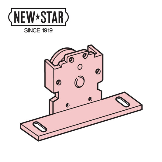 NEWSTAR（ニュースター） 引戸クローザー 6型（浴室用・フロント枠用）用部品 戸尻側ハンガー