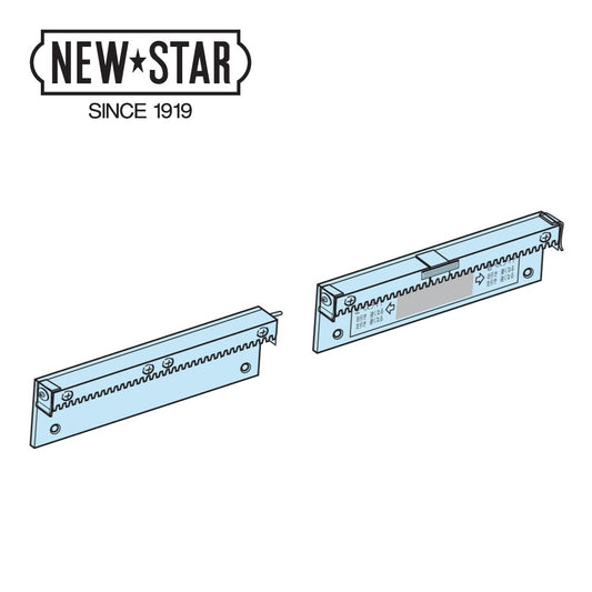NEWSTAR（ニュースター） 引戸クローザー 6型（浴室用・フロント枠用）用部品 制動ラック